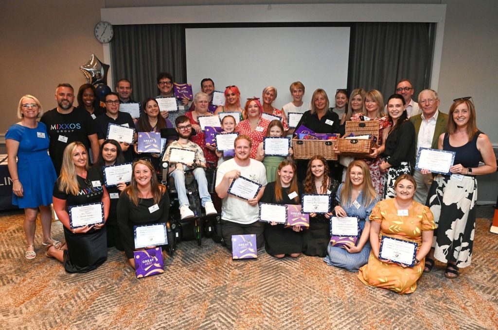 Group shot of winners