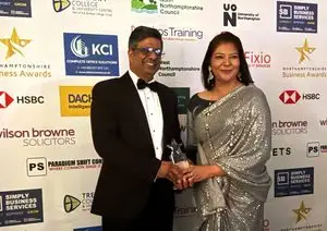 Web Alliance wins Customer Commitment Award at Northamptonshire Business Awards