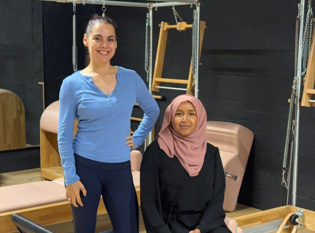 Diana (right) and Amna (left)